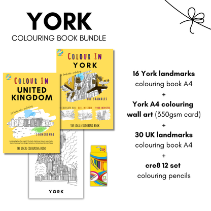 York Colouring Book Bundle