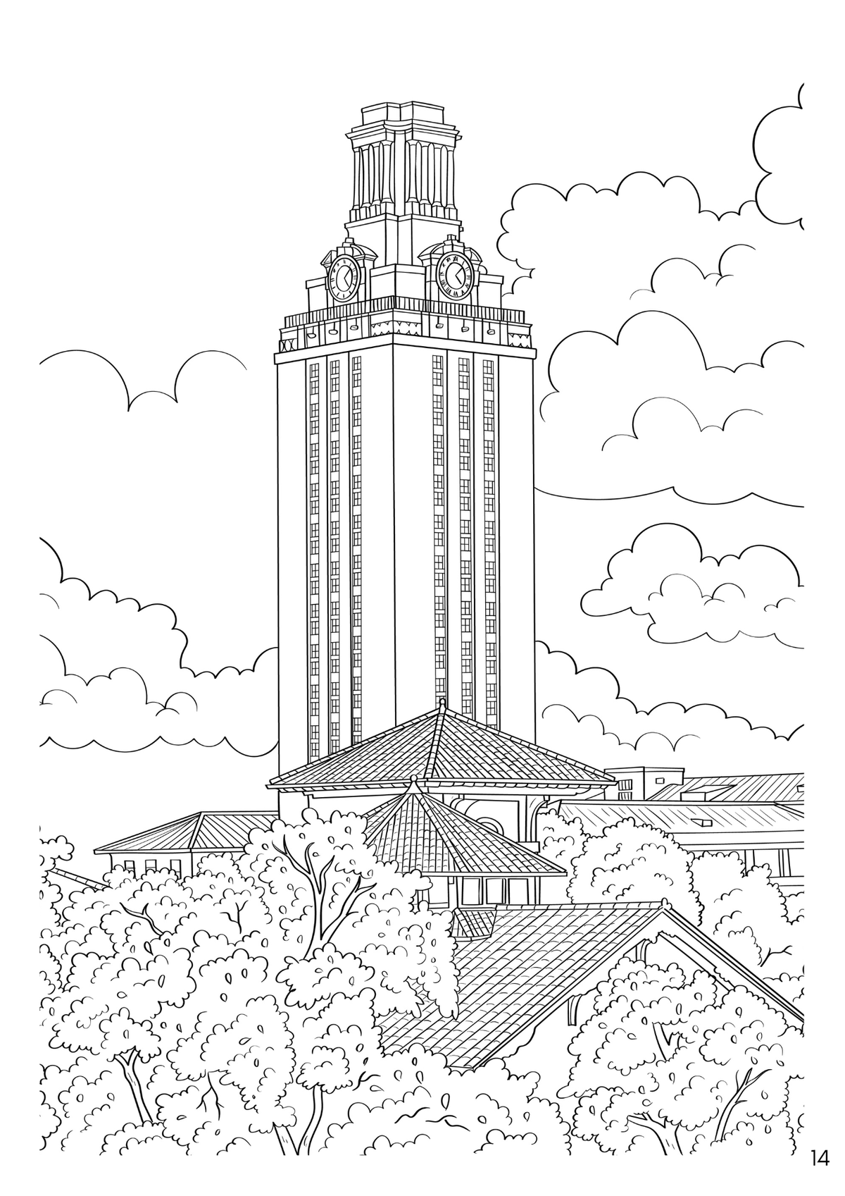 Austin Coloring Book (A4)