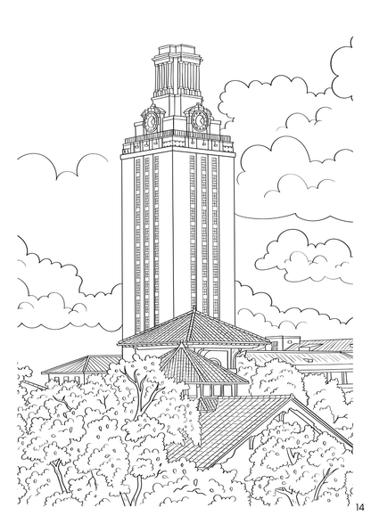 Austin Coloring Book (A4)