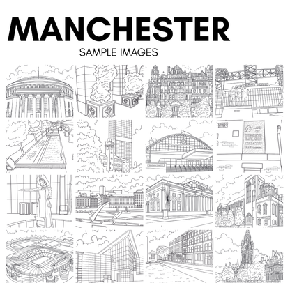 Manchester Colouring Book Bundle
