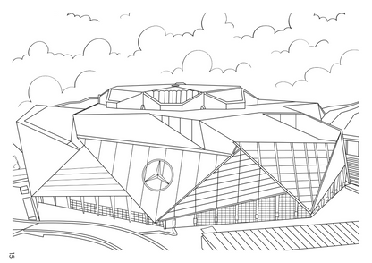 Atlanta Colouring Book (A4)