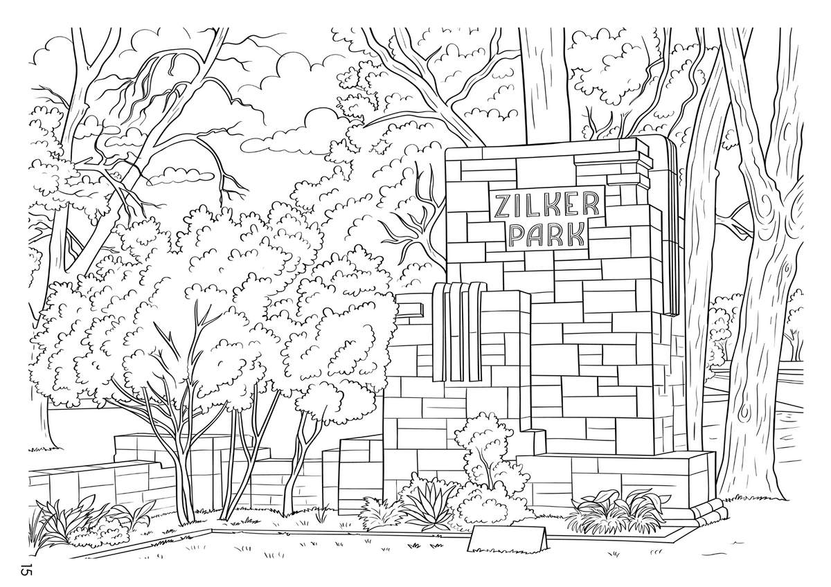 Austin Coloring Book (A4)