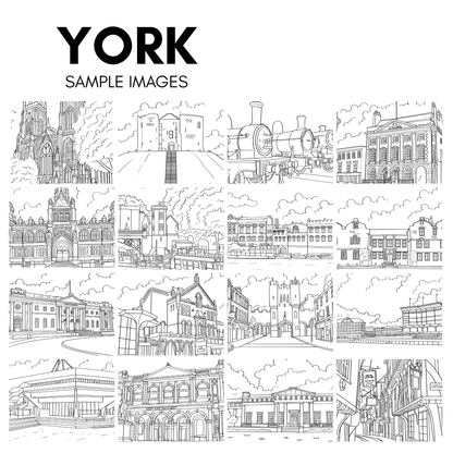York Colouring Book Bundle
