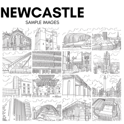 Newcastle Colouring Book Bundle