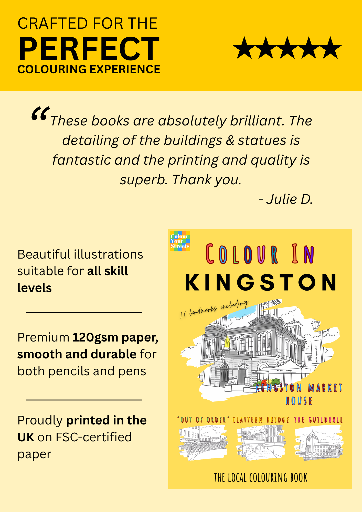Kingston Colouring Book (A4)