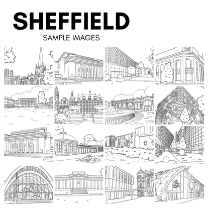 Sheffield Colouring Book Bundle