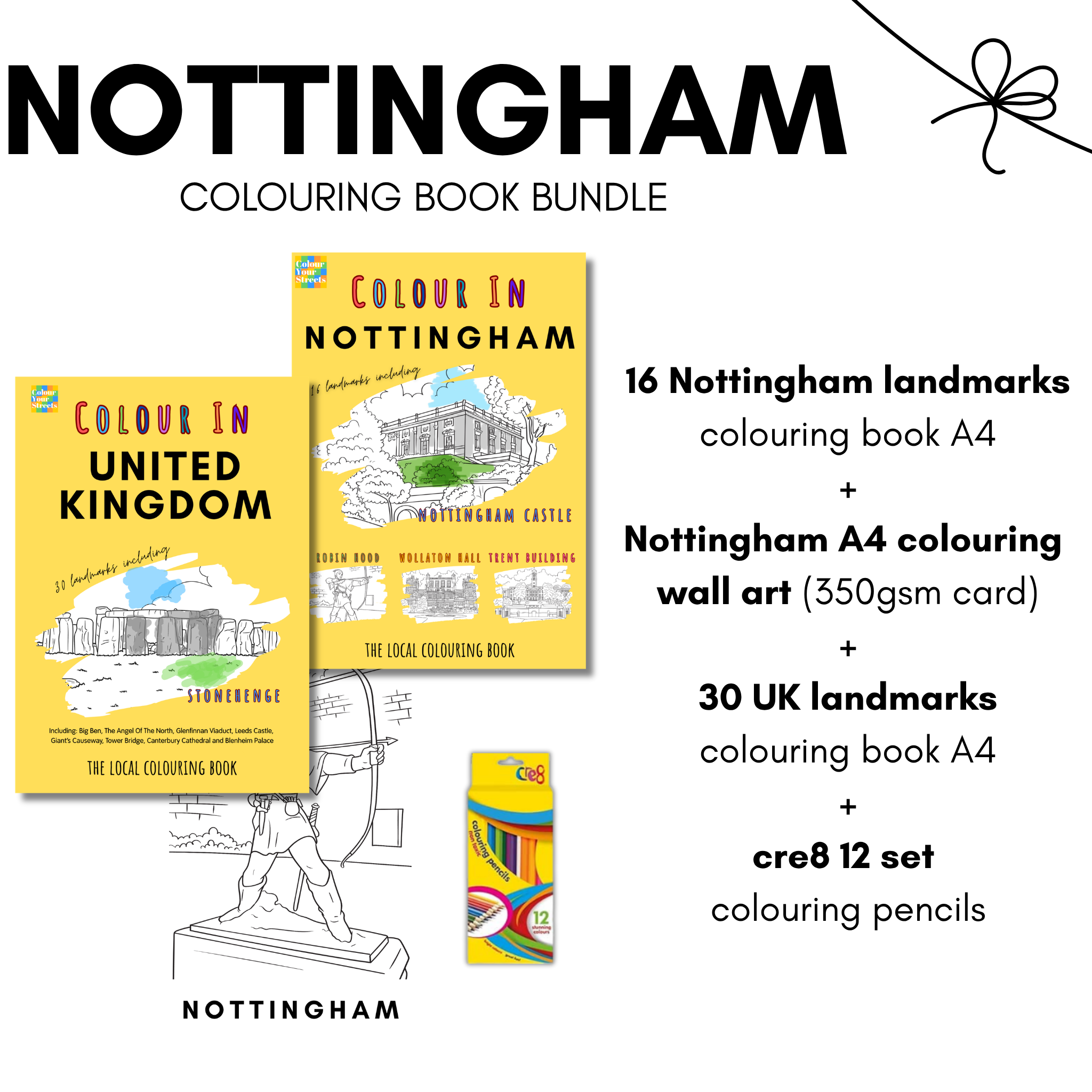 Nottingham Colouring Book Bundle