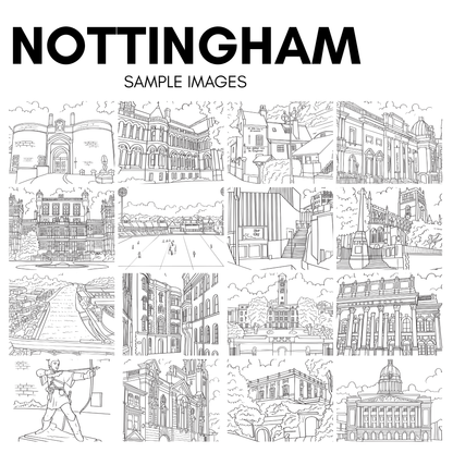 Nottingham Colouring Book Bundle