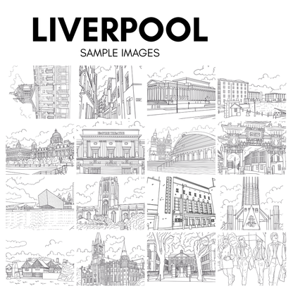 Liverpool Colouring Book Bundle