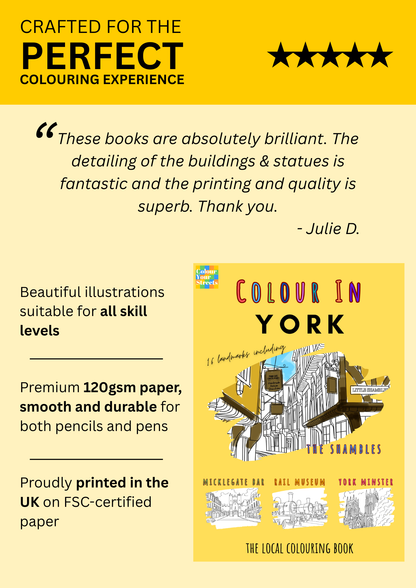 York Colouring Book (A4)