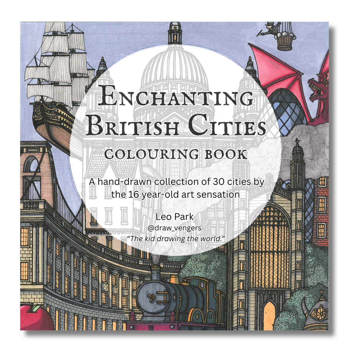 Enchanting British Cities Colouring Book