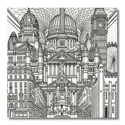 Enchanting British Cities Colouring Book