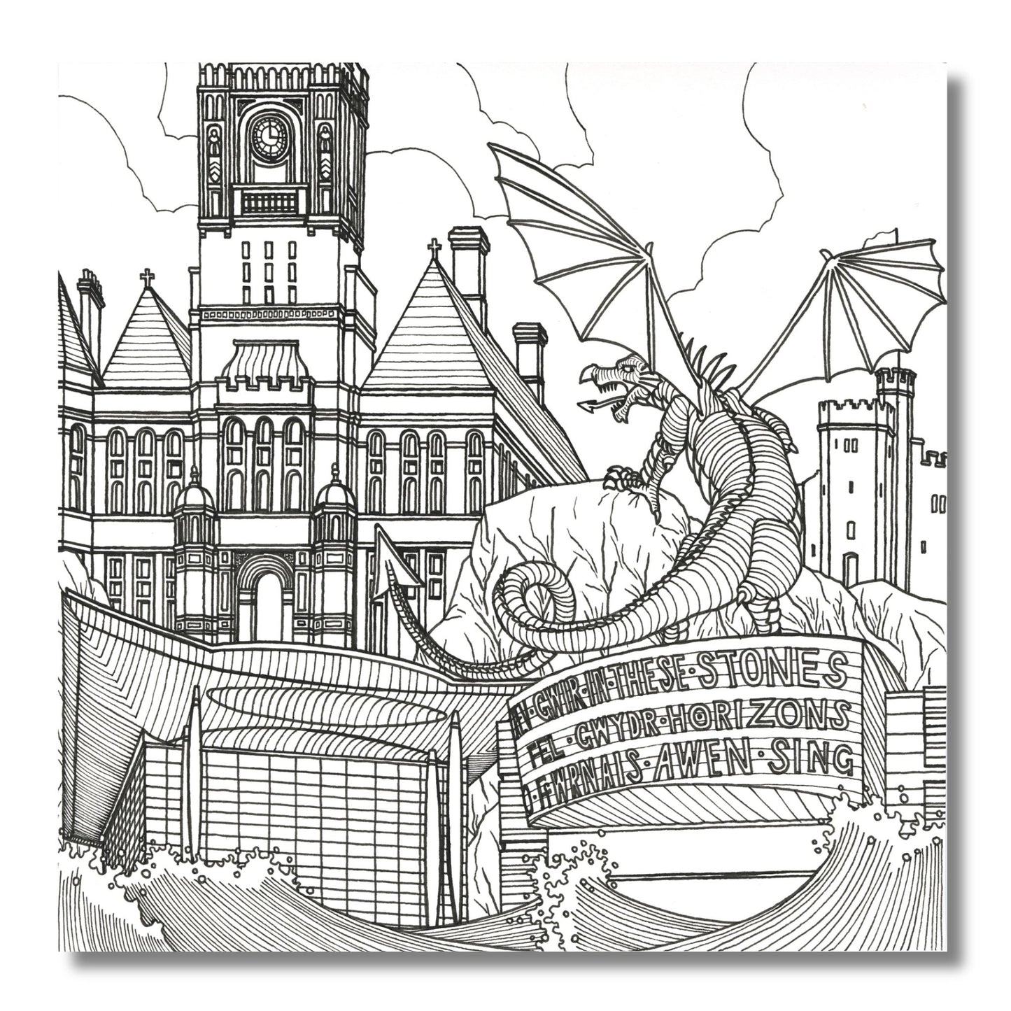 Enchanting British Cities Colouring Book