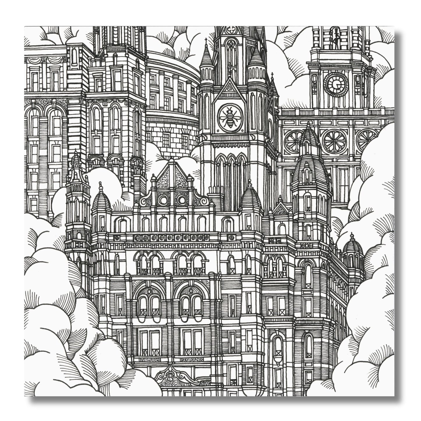 Enchanting British Cities Colouring Book