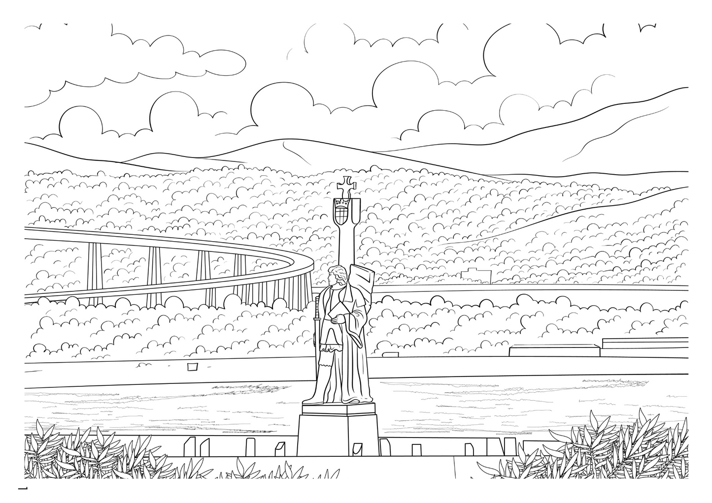 San Diego Coloring Book (A4)