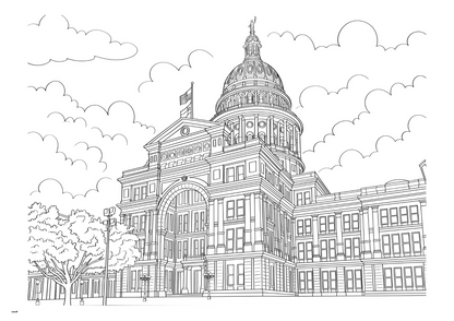 Austin Coloring Book (A4)