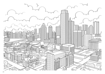 Dallas Coloring Book (A4)