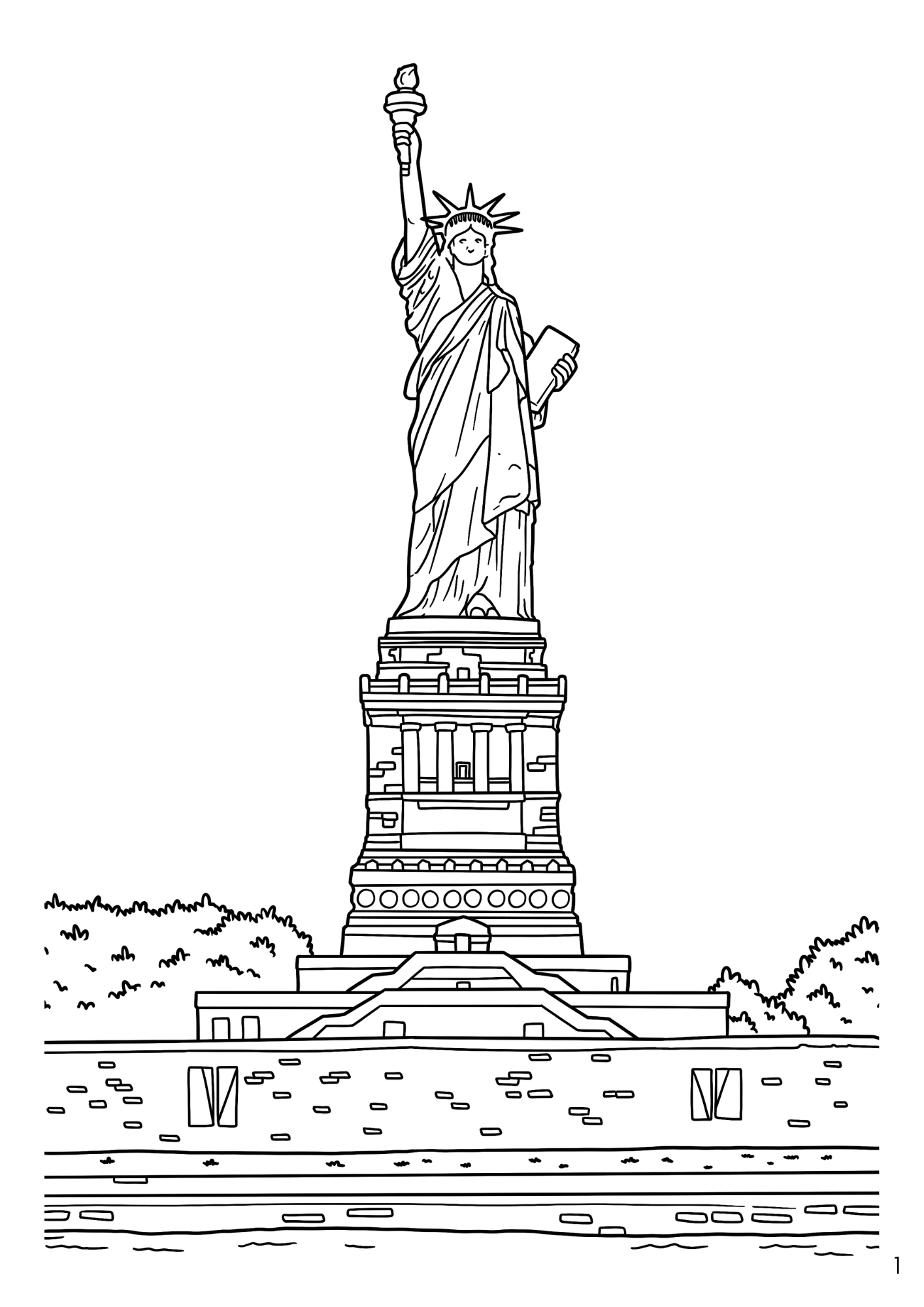New York Coloring Book (A4)