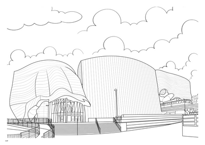 Seattle Colouring Book (A4)