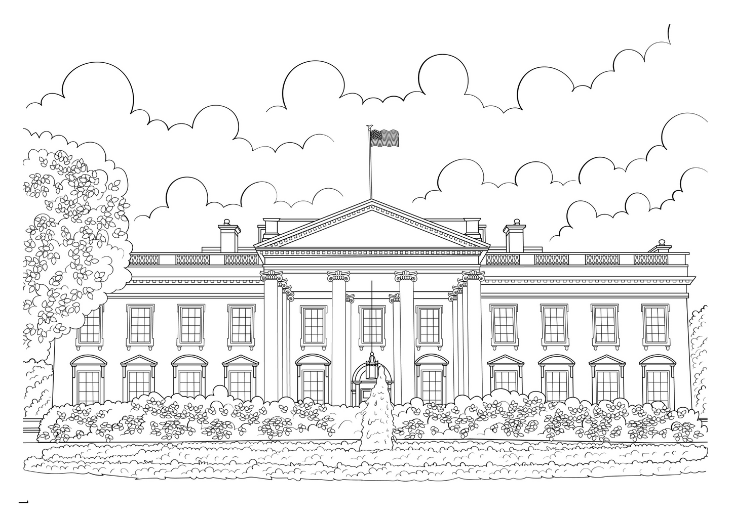 Washington D.C. Colouring Book (A4)