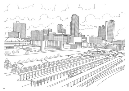 Fort Worth Coloring Book (A4)