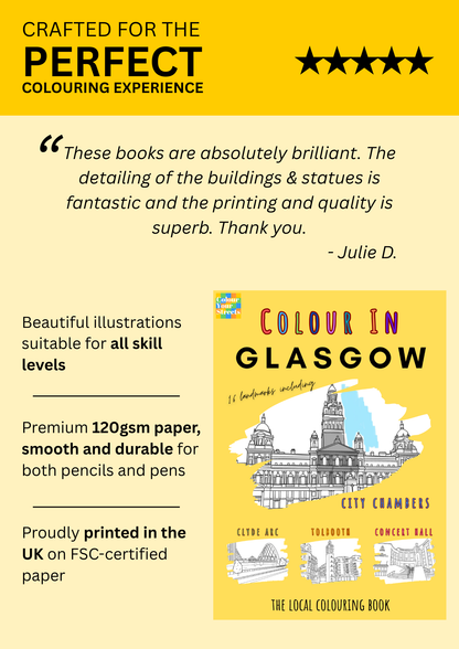 Glasgow Colouring Book (A4)