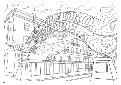 San Jose Colouring Book (A4)