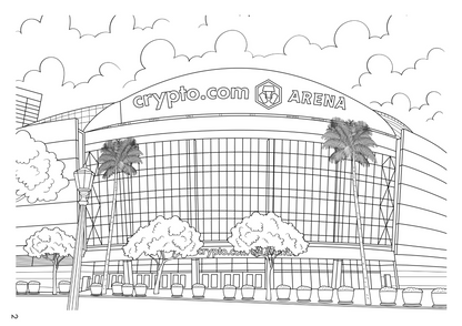 Los Angeles Coloring Book (A4)