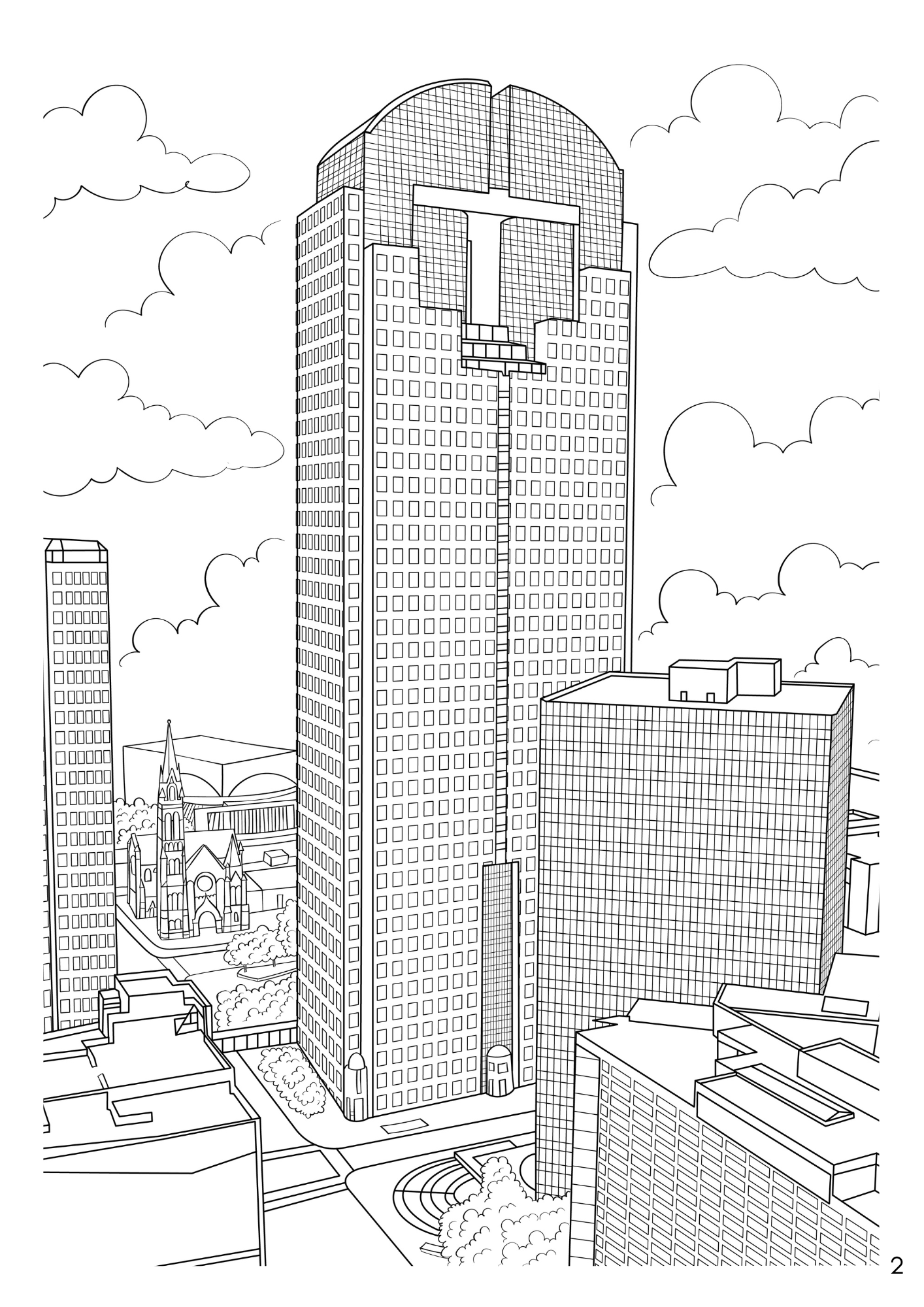 Dallas Coloring Book (A4)