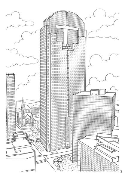 Dallas Coloring Book (A4)
