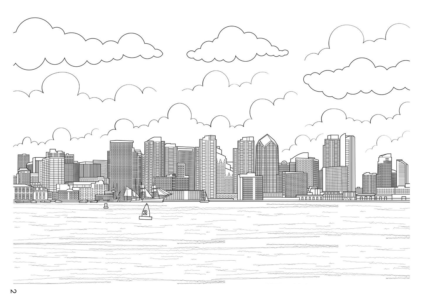 San Diego Coloring Book (A4)