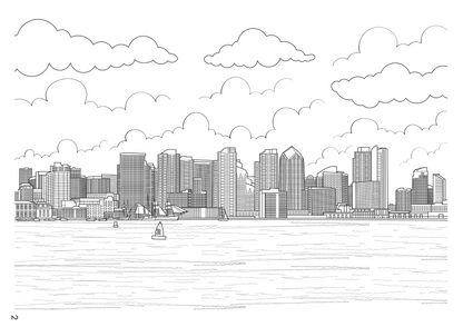 San Diego Coloring Book (A4)