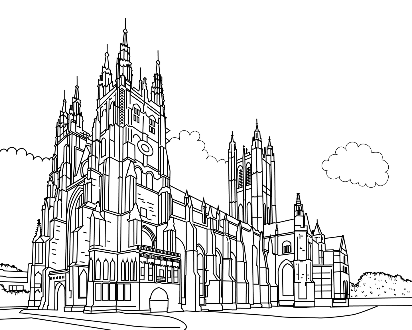 Canterbury Colouring Book (A4)