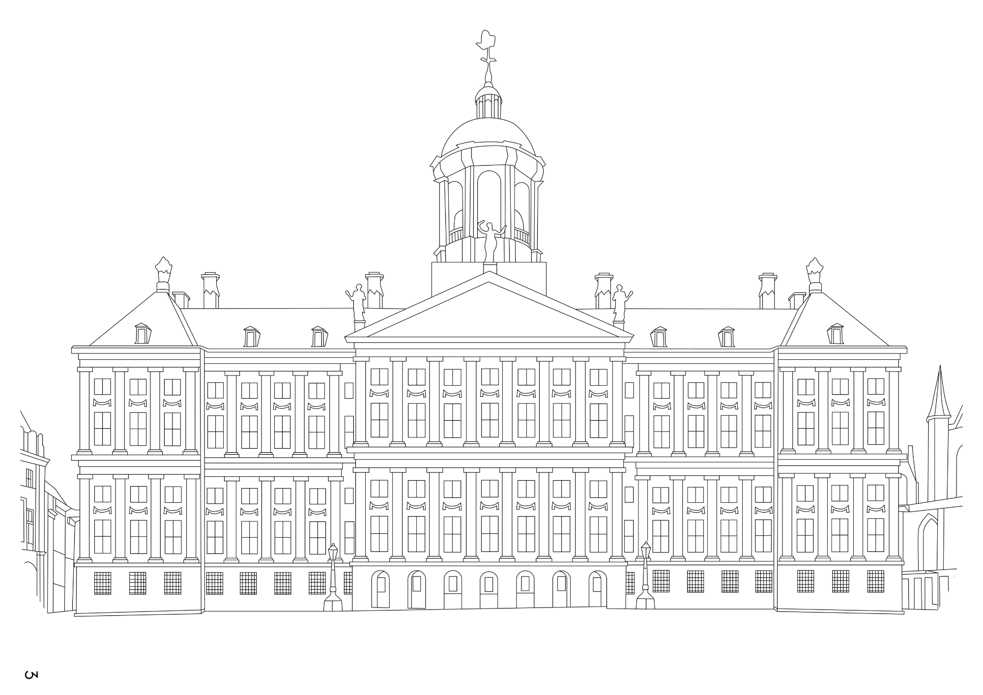 Amsterdam Colouring Book (A4)