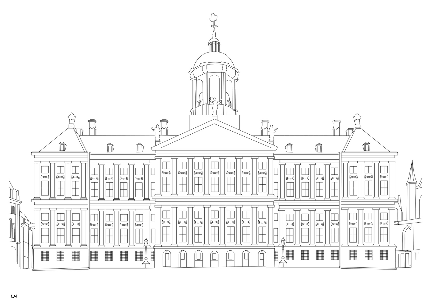 Amsterdam Colouring Book (A4)
