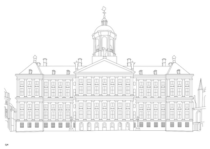Amsterdam Colouring Book (A4)