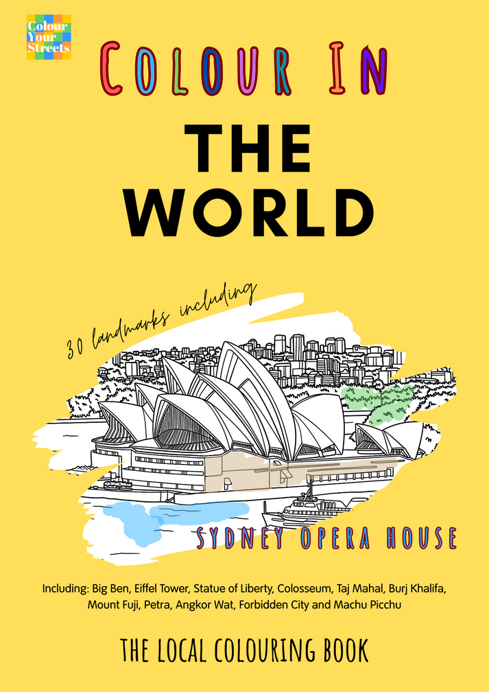 World Colouring In Book | Colouring Books World | Colour Your Streets