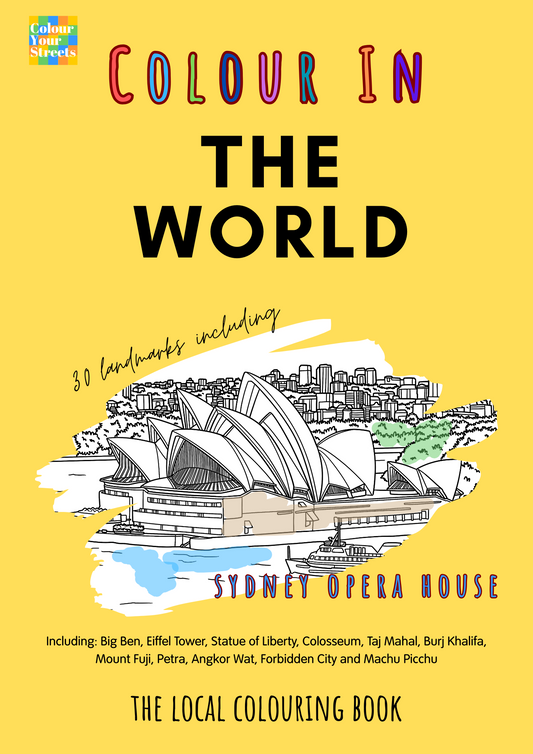 World Colouring Book (A4)