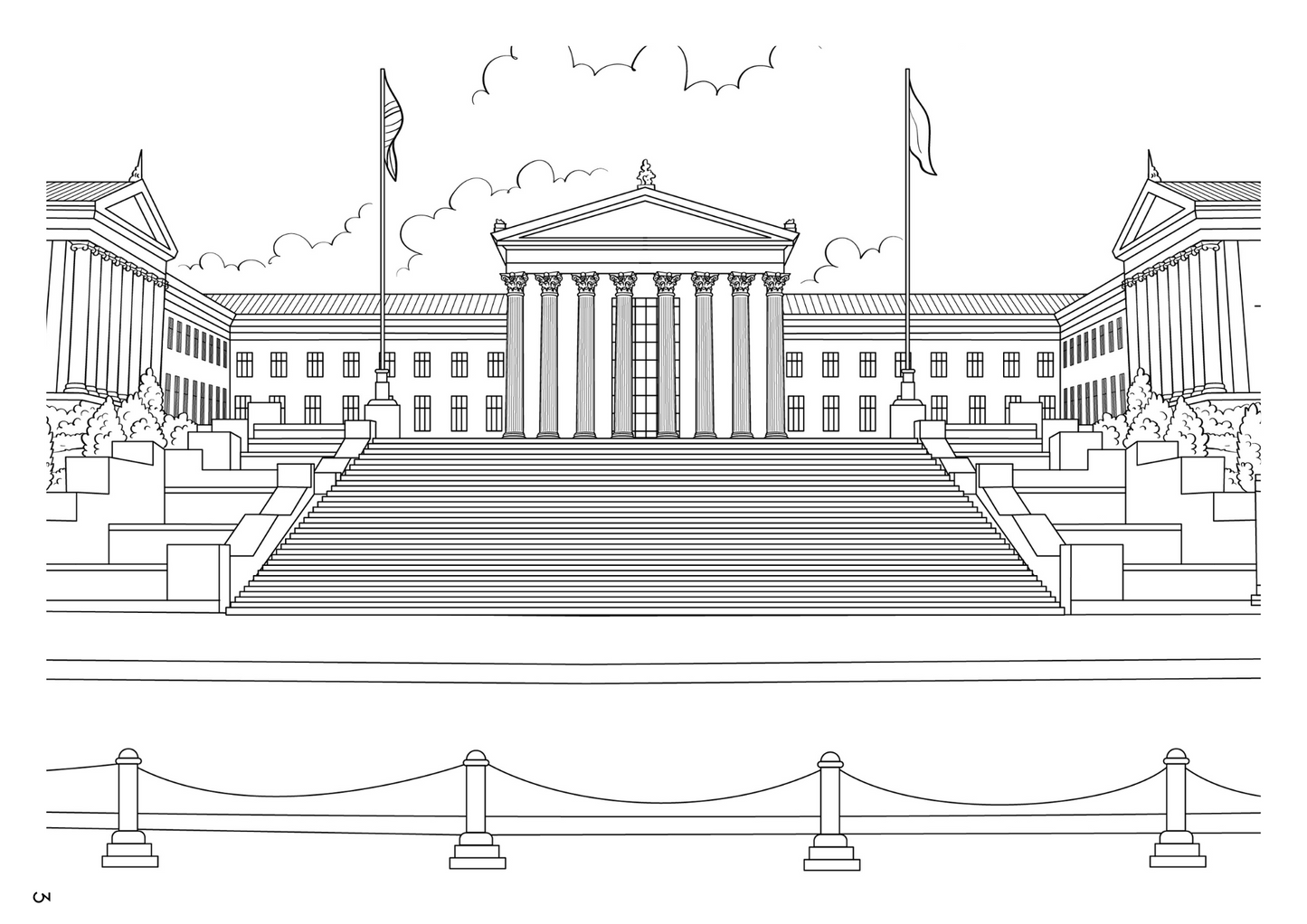 Philadelphia Coloring Book (A4)