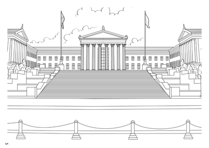 Philadelphia Coloring Book (A4)