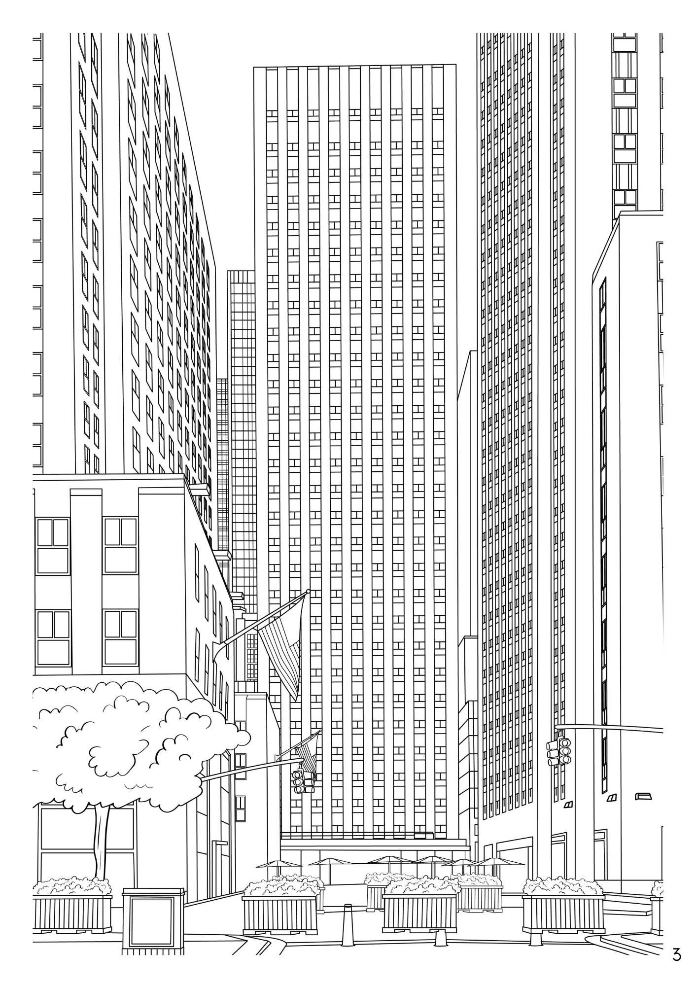 New York Coloring Book (A4)