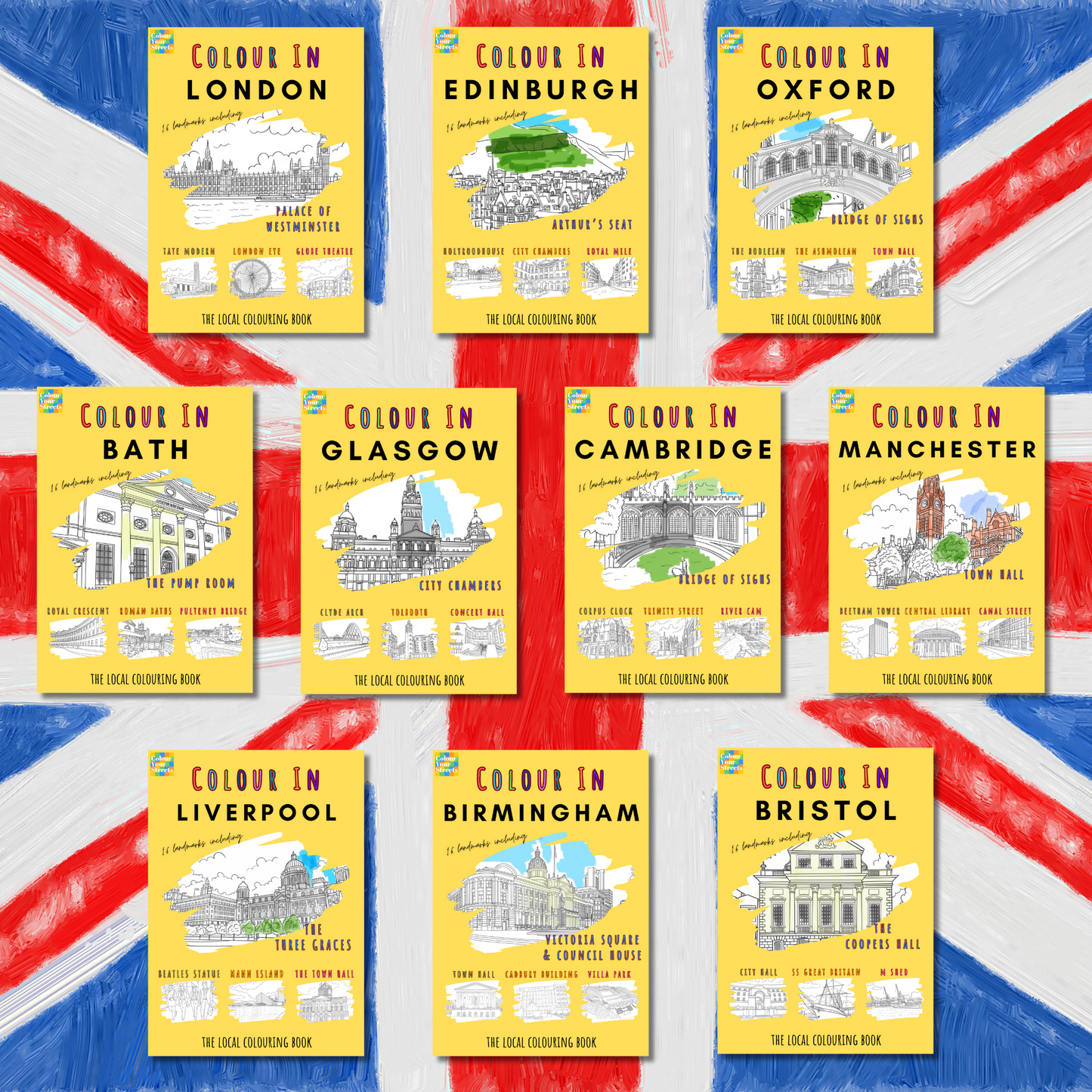 Top 10 Visited UK Cities Bundle