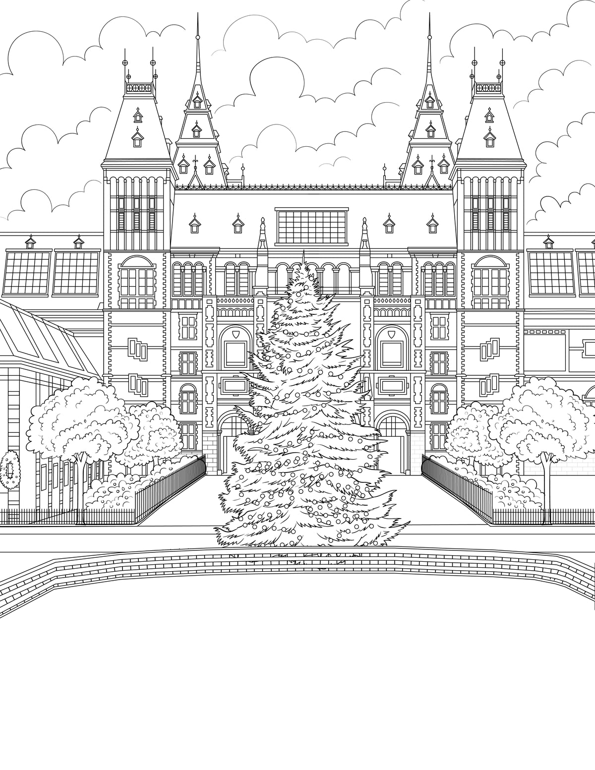 Christmas Coloring Book (A4)
