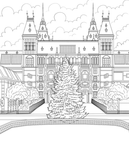 Christmas Coloring Book (A4)
