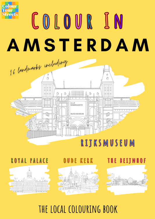 Amsterdam Colouring Book (A4)