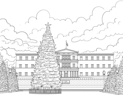 Christmas Coloring Book (A4)