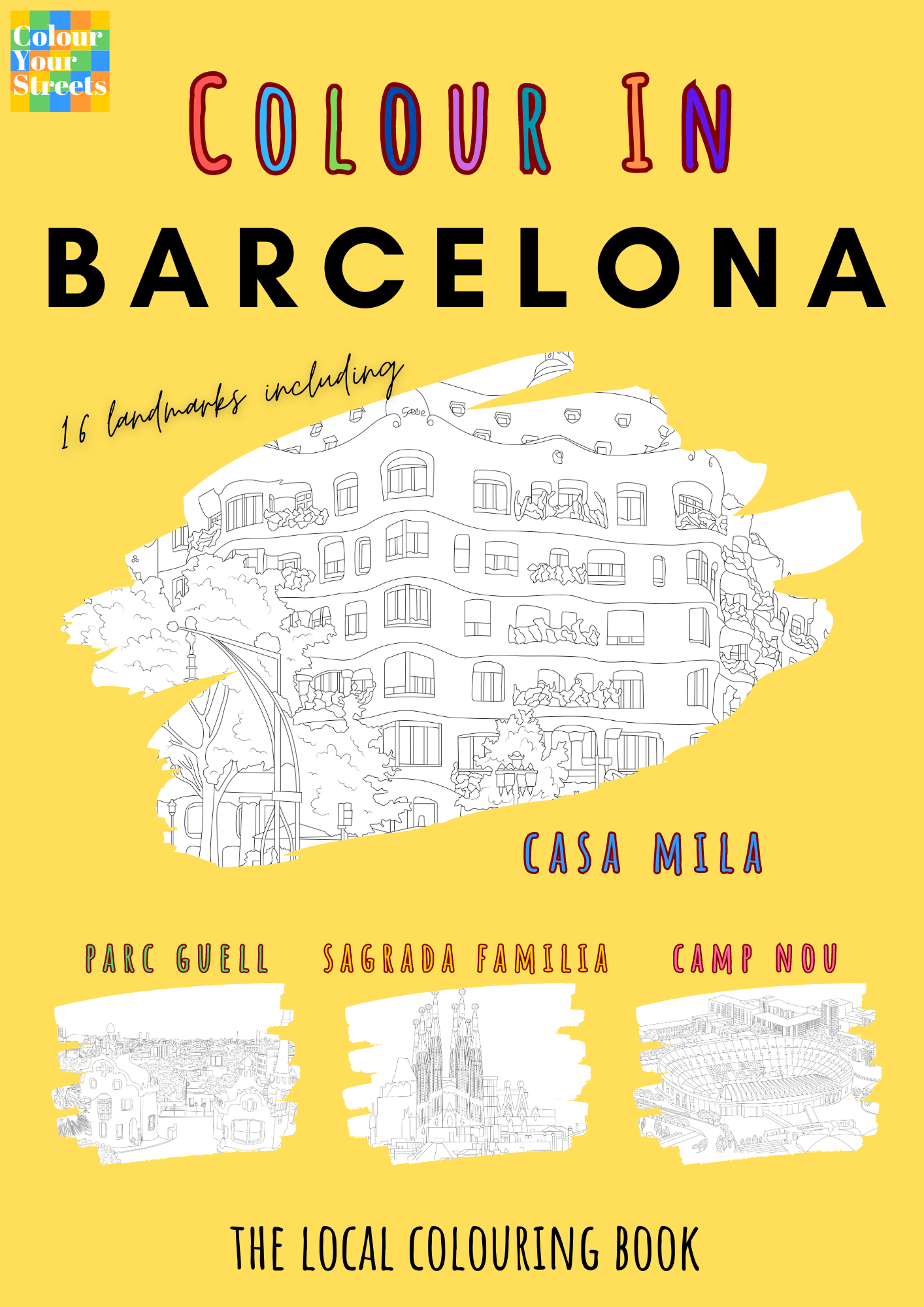 Barcelona Colouring Book (A4)