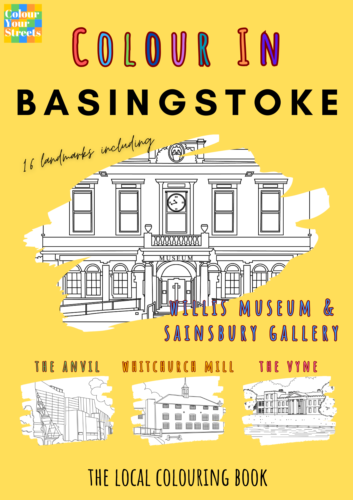 Basingstoke Colouring Book (A4)