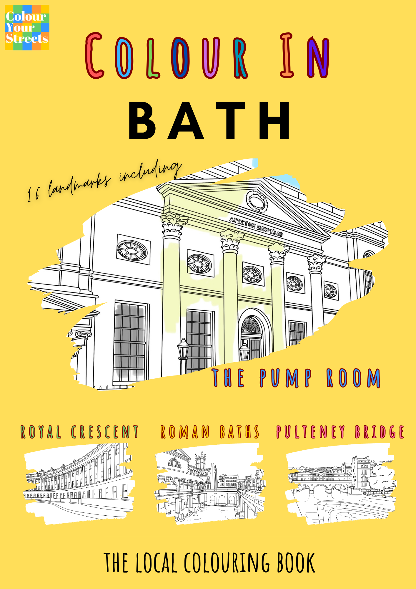 Bath Colouring Book (A4)