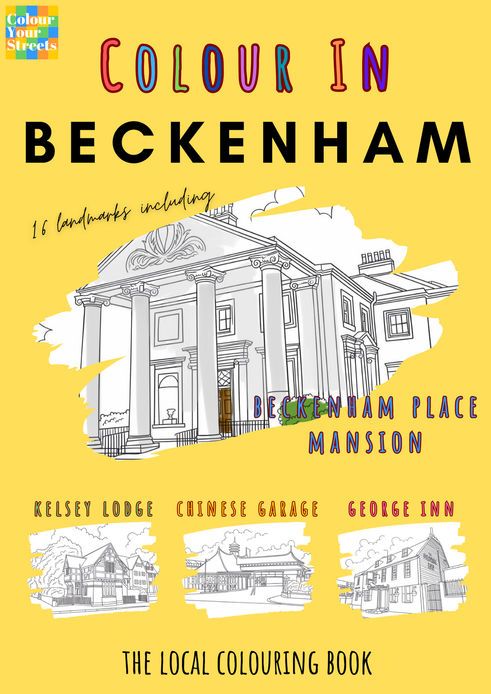 Beckenham Colouring Book | Colour in Beckenham Place Mansion – Colour ...